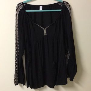 Black Bobo Blouse